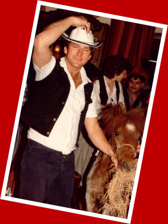 1985: Westernfeest: Gerard won paard. (Net vader van Jeroen geworden)